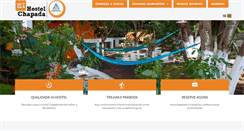 Desktop Screenshot of hostelchapada.com.br